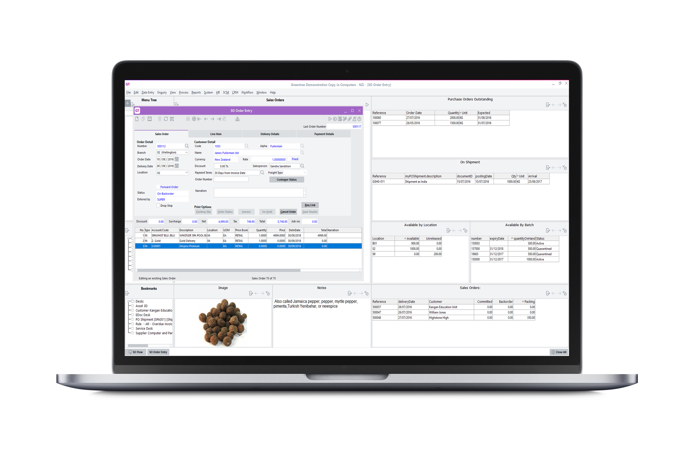 MYOB Greentree Verde